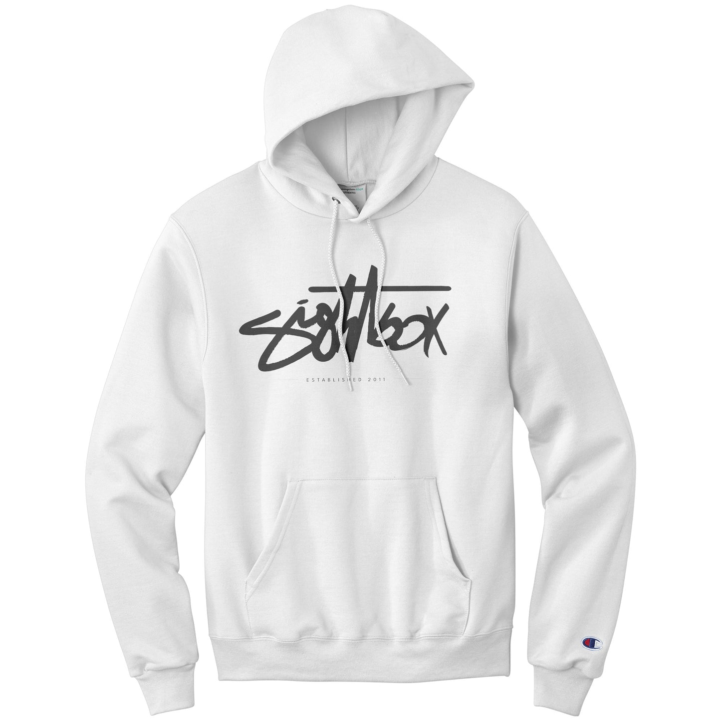 Stussy (Champion) White Hoodie